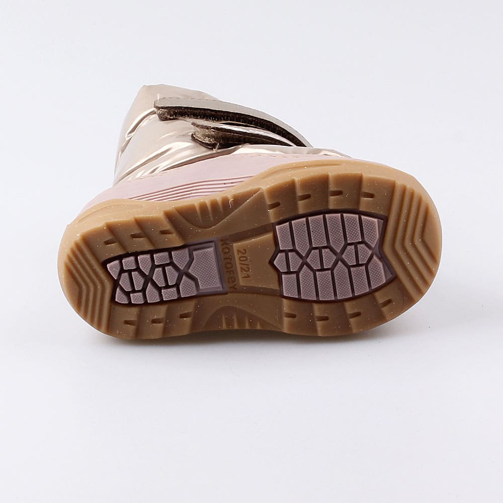 061011-41 Зимние сапожки-дутики бронзовый, все фото 3