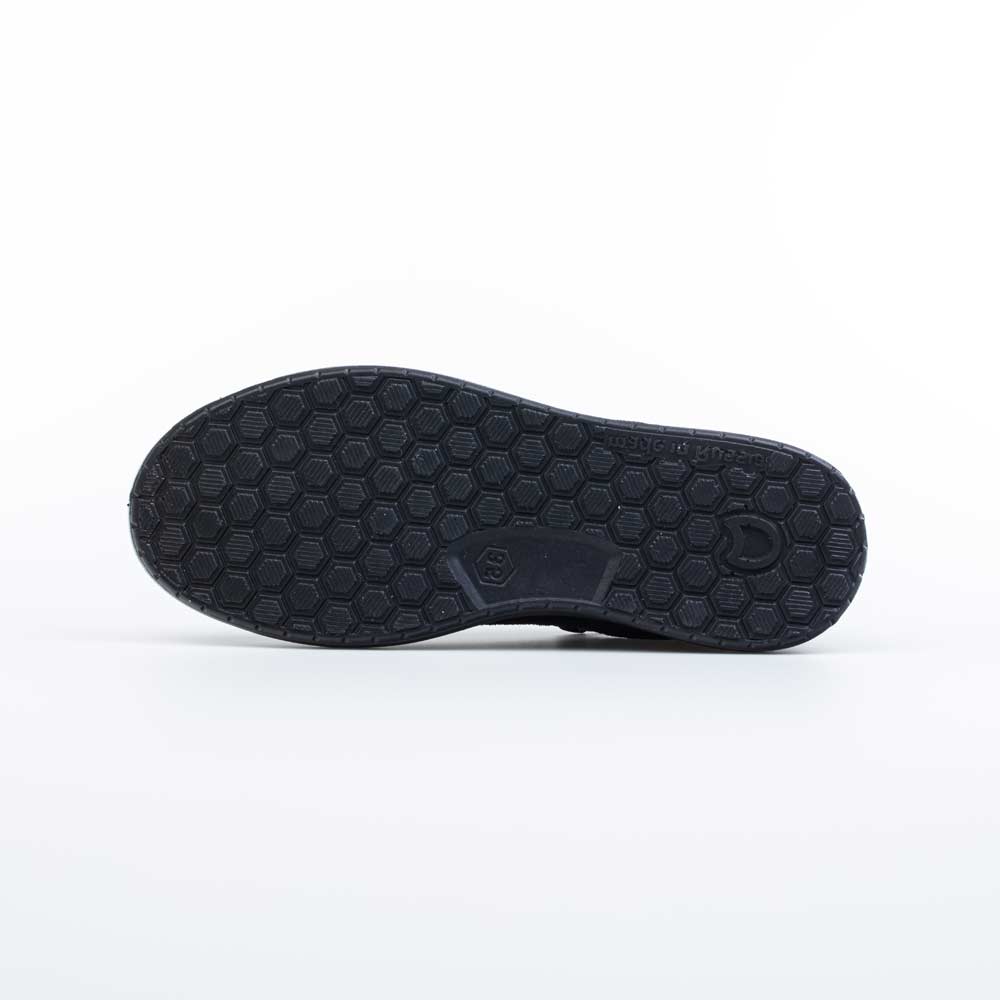 532263-24 Черные кожаные полуботинки из велюра, все фото 3