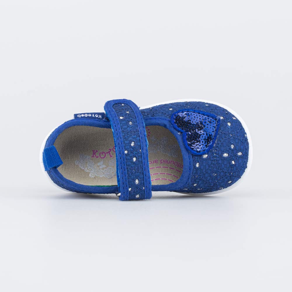 131148-11 Нарядные текстильные туфли Сердечко, все фото 4