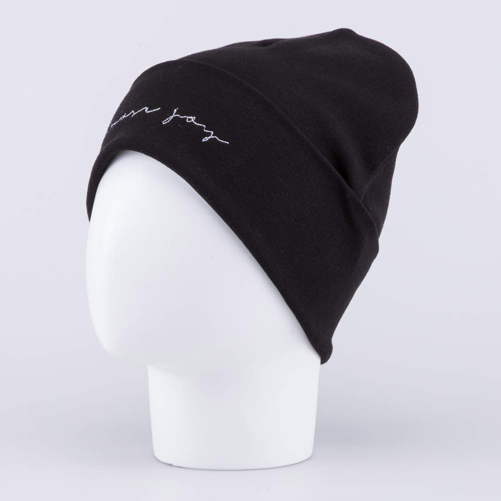 07811434-42 Шапка хлопковая с отворотом детская черный, все фото 2
