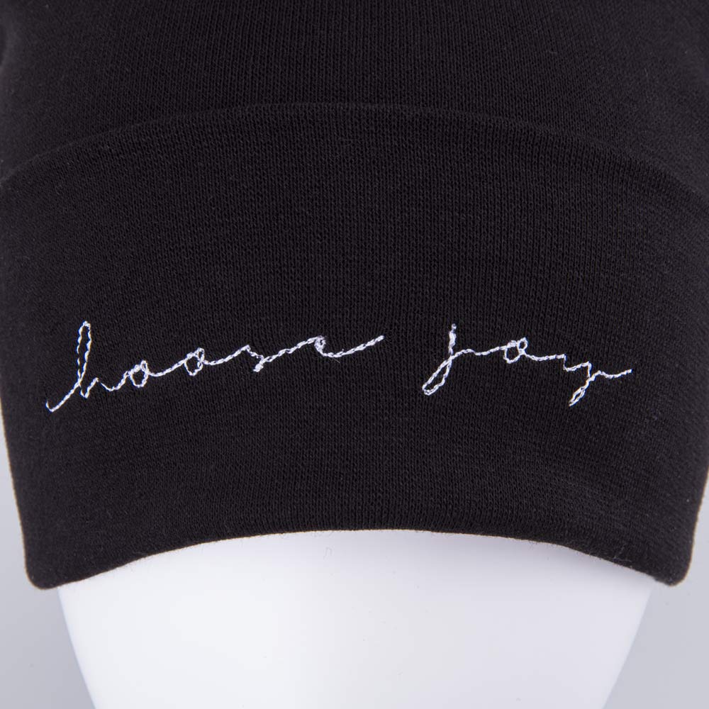 07811434-42 Шапка хлопковая с отворотом детская черный, все фото 4