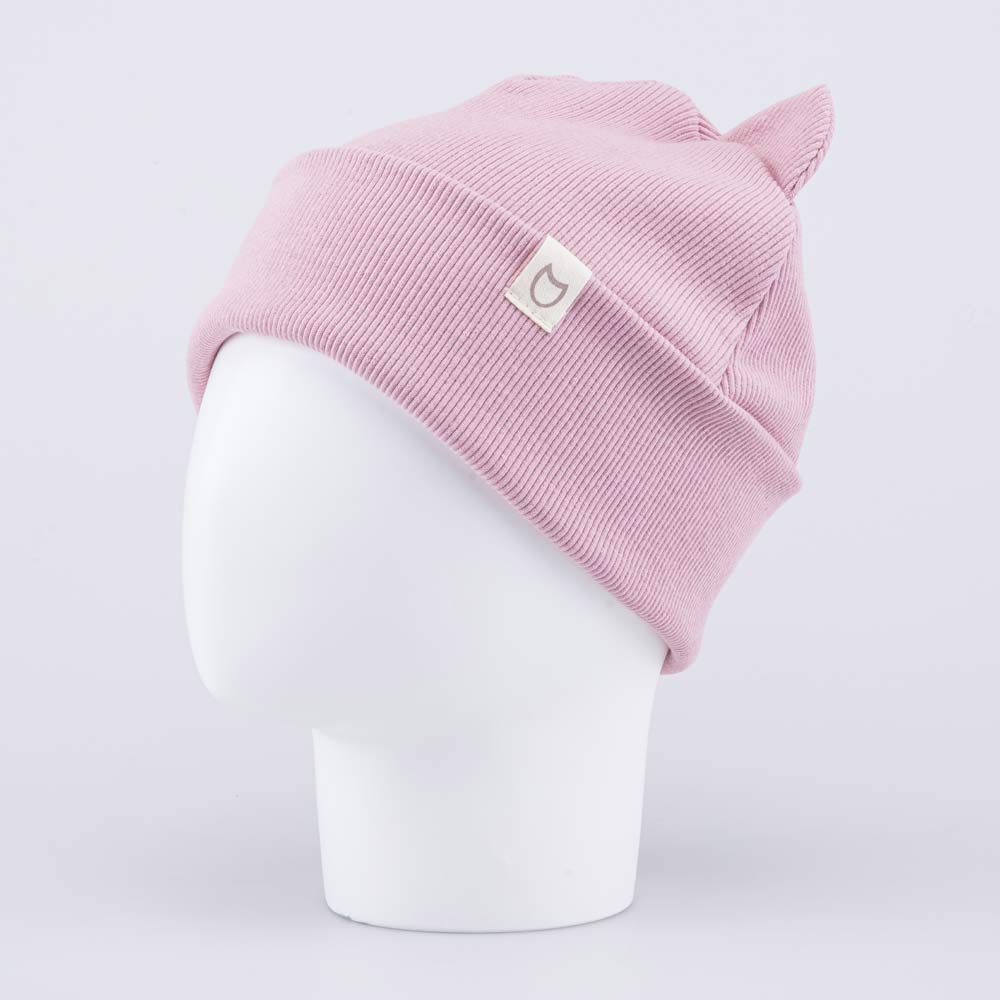 07811435-41 Шапка хлопковая с отворотом детская розовый, все фото 2