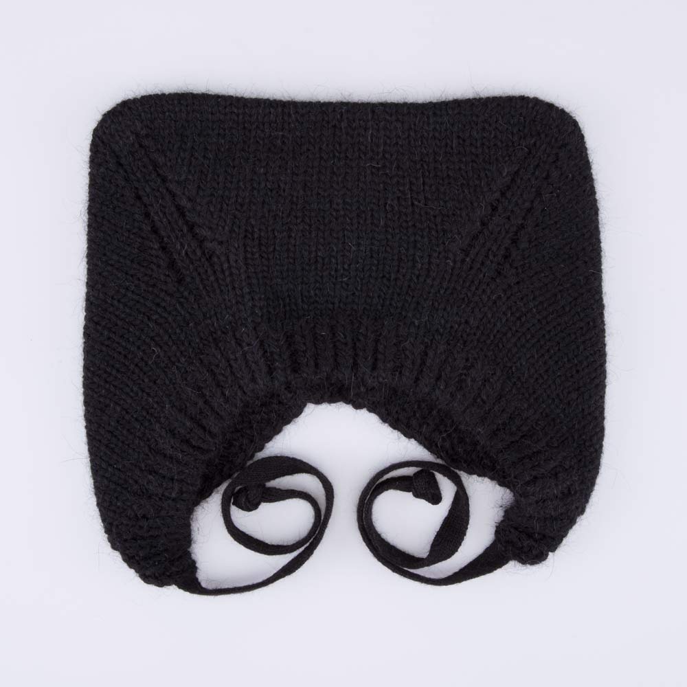 07811437-40 Шапка-чепец детская черный, все фото 1