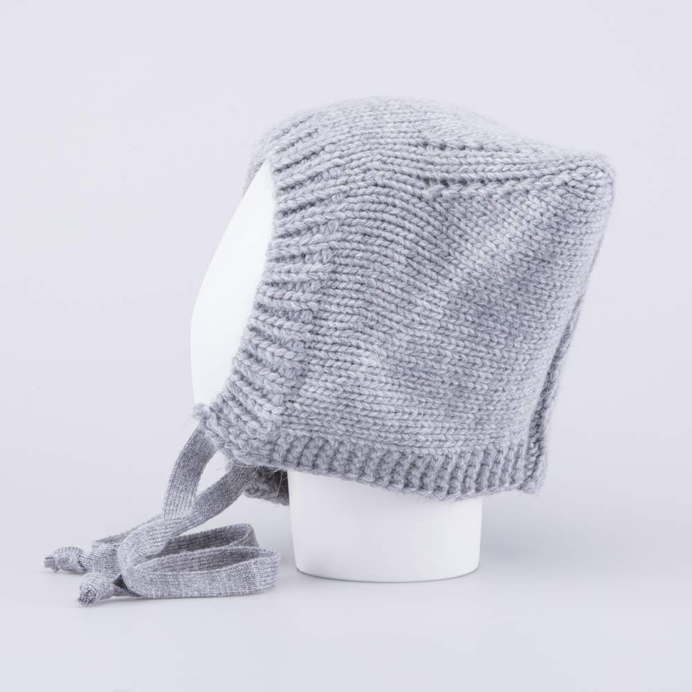 07811437-42 Шапка-чепец детская светло-серый, все фото 3