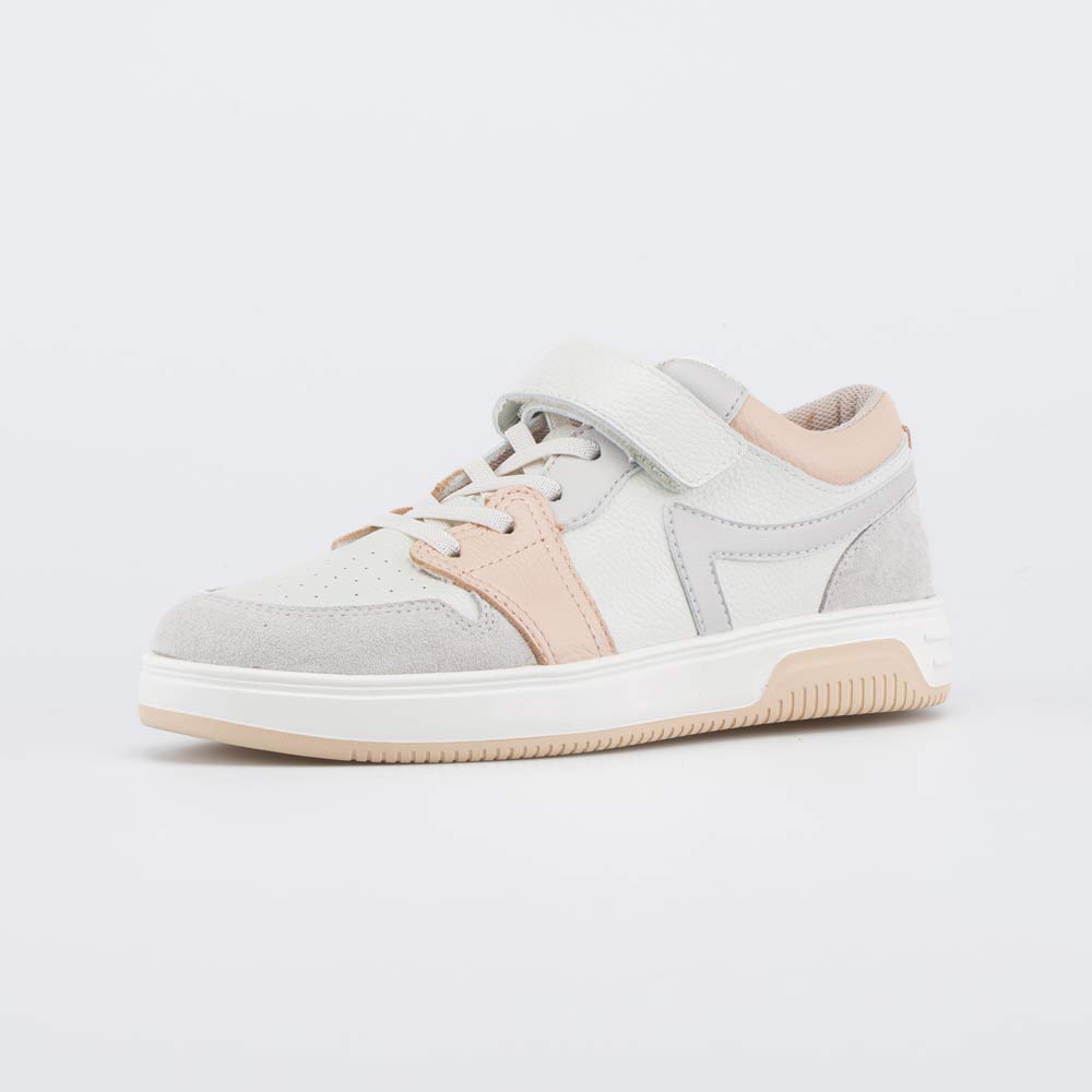 532340-11 Кожаные полуботинки-кеды для девочки , все фото 1