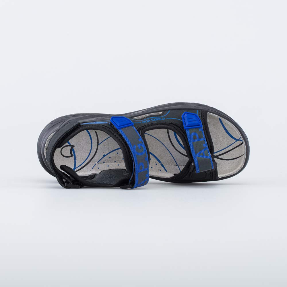 724044-22 Кожаные сандалии на липучках, все фото 4