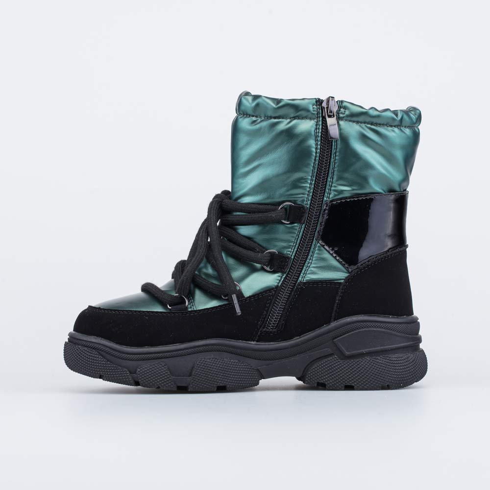 664141-42 Дутики на замке подростковые изумрудный, все фото 2