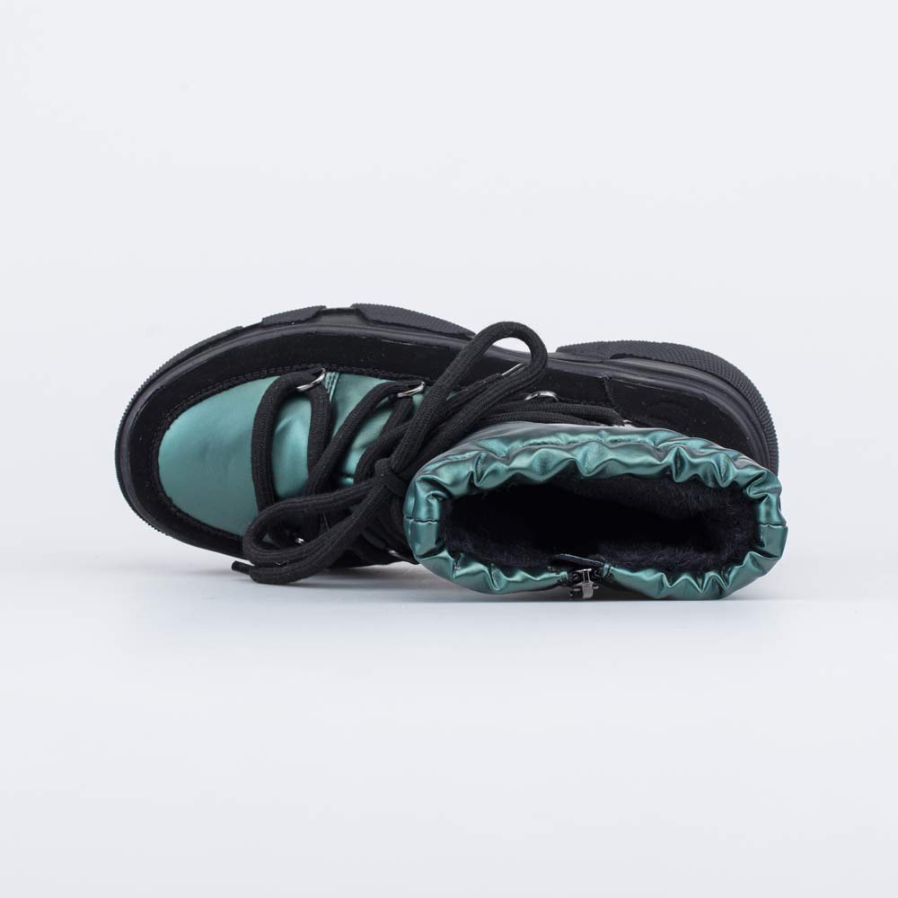 664141-42 Дутики на замке подростковые изумрудный, все фото 4