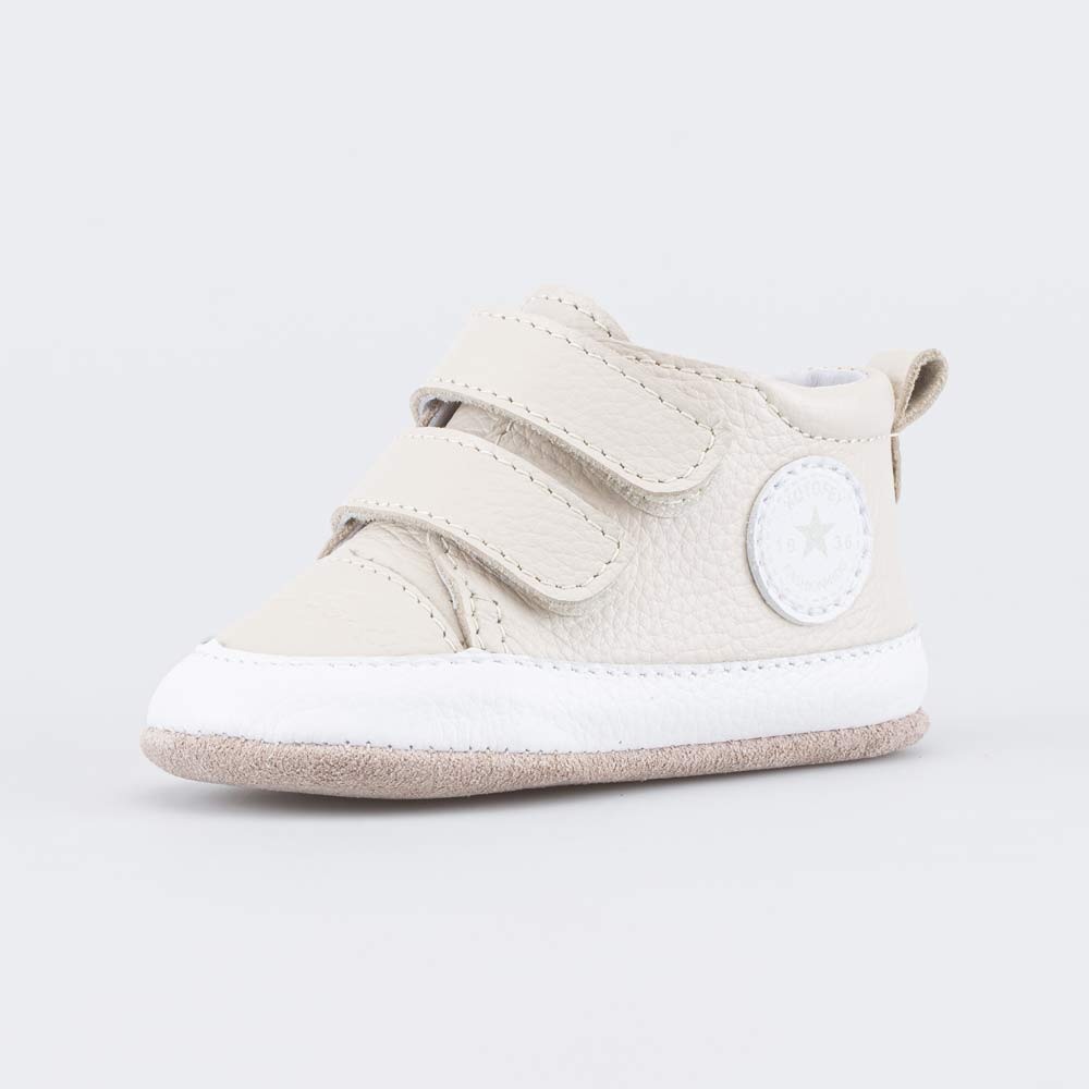 002139-21 Кожаные пинетки на липучке , все фото 1