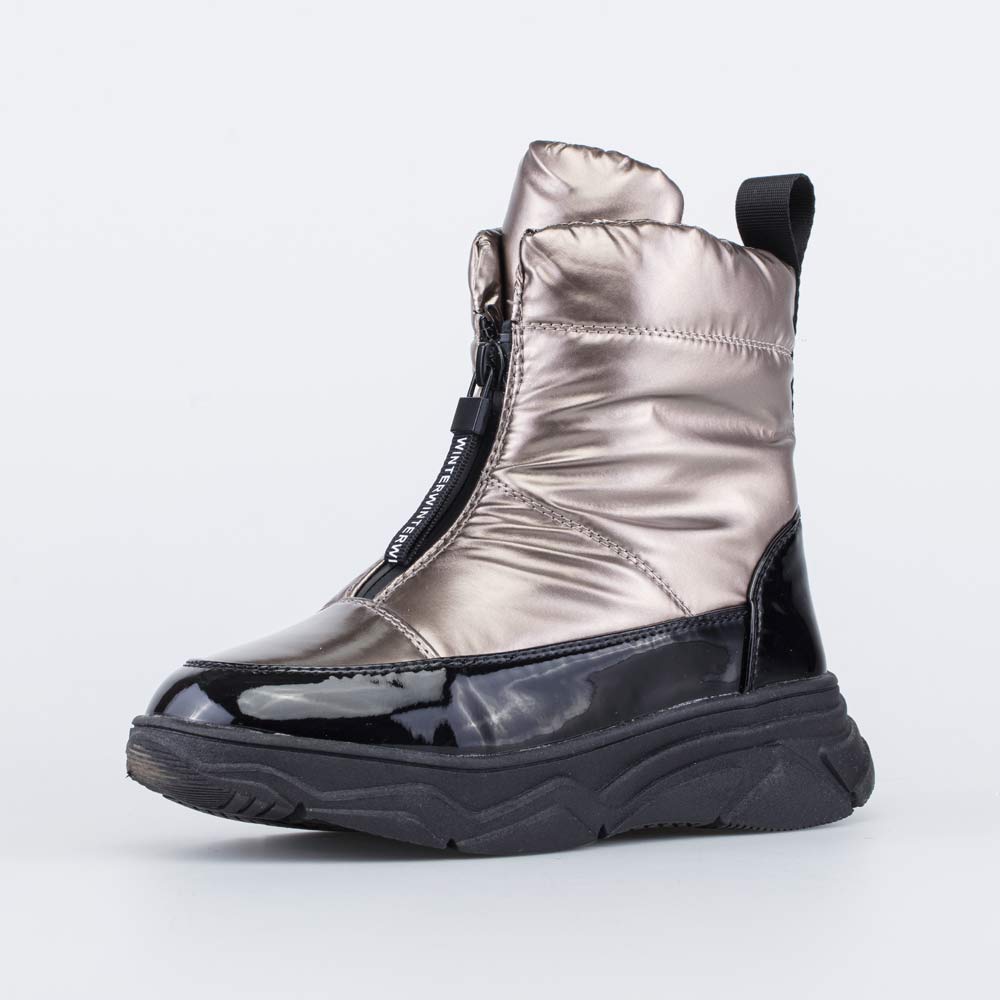 554076-42 Ботинки-дутики для девочки бронзовый, все фото 1