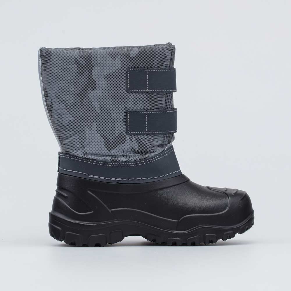 264013-44 Сноубутсы на липучках серый, все фото 2