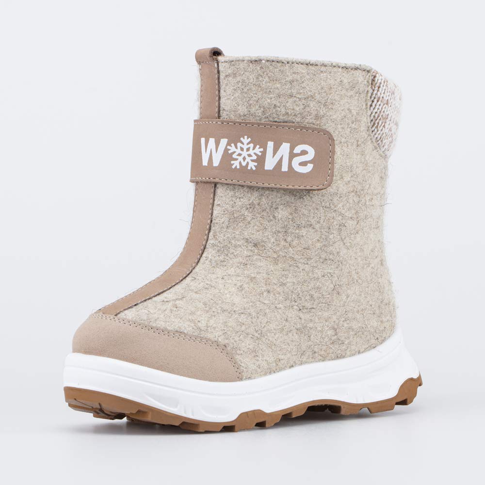 457006-41 Бежевые валенки для девочки Снег, все фото 1