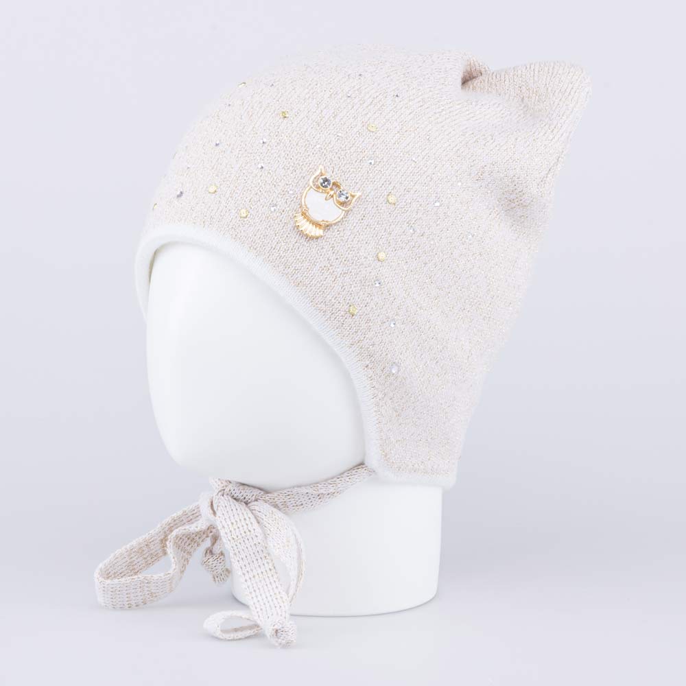 07811915-41 Шапка для девочек бел-беж., все фото 1