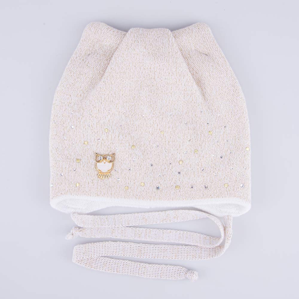 07811915-41 Шапка для девочек бел-беж., все фото 3