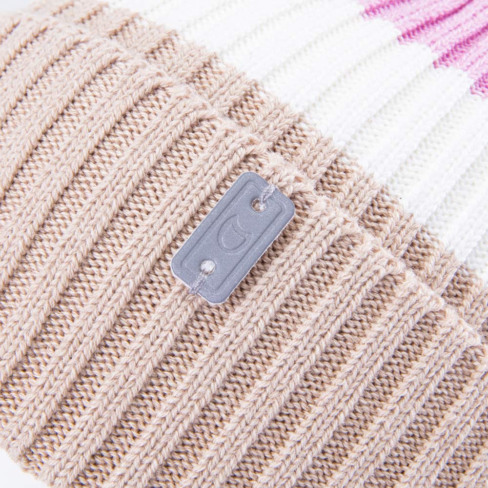 07811946-40 Шапка и снуд бежевый, все фото 3