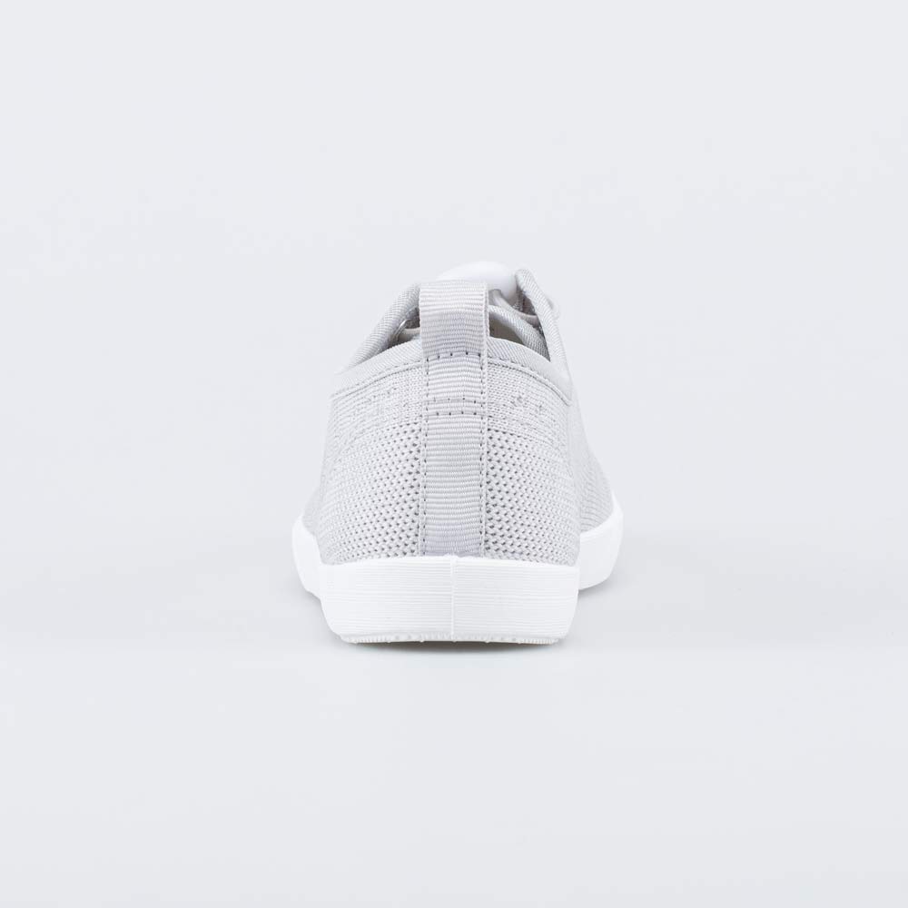 531239-18 Кеды из вязаного текстиля для девочки светло-серый, все фото 5