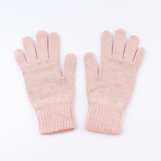 07022152-40 Перчатки детские однослойные св.розовые, все фото 1