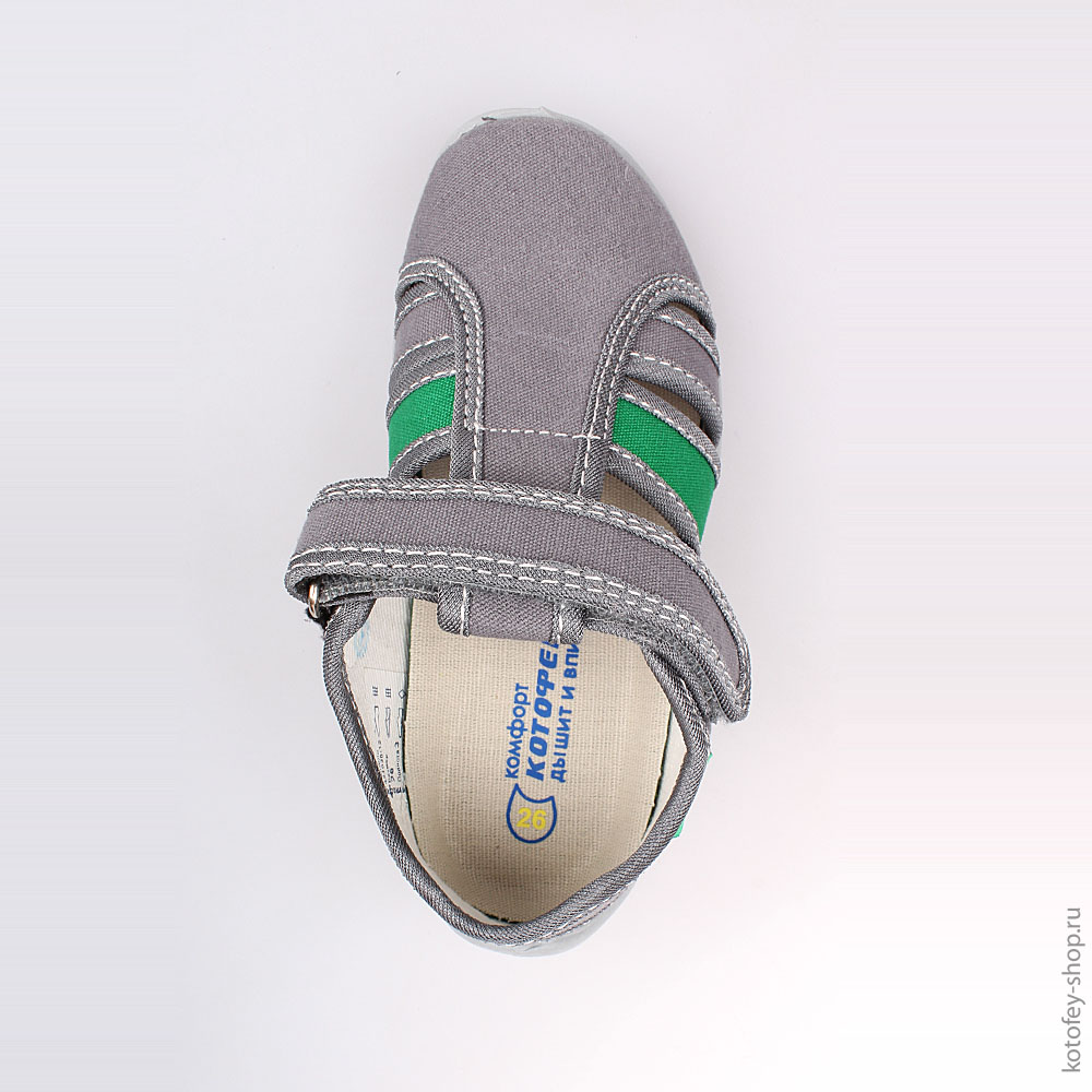 421020-12 Сандалии текстильные, все фото 4