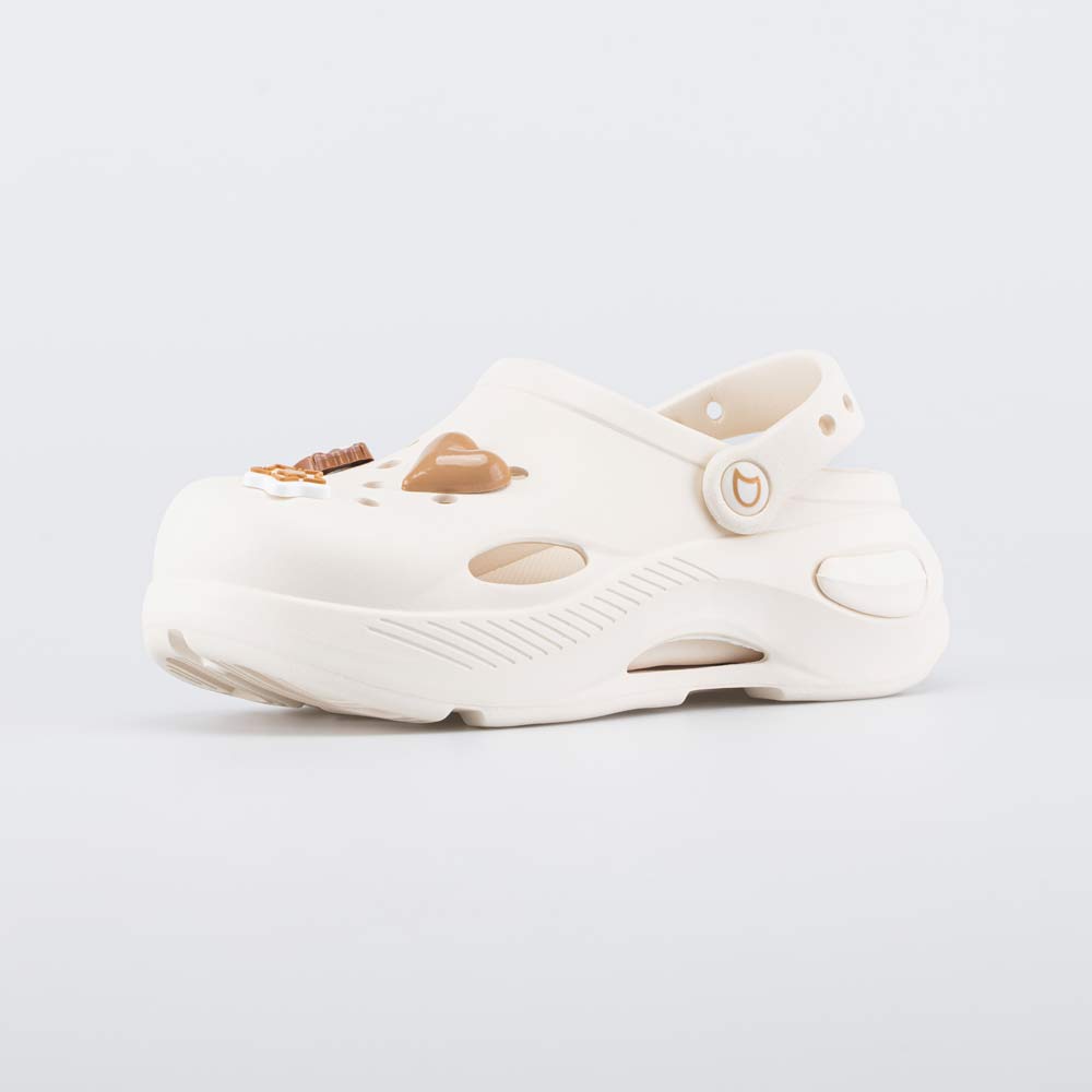 625013-01 Пляжные сабо для девочки Бежевая карамель, все фото 1