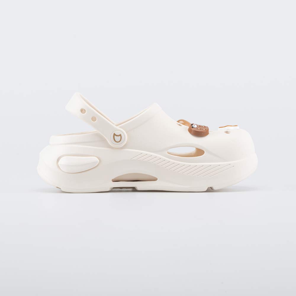 625013-01 Пляжные сабо для девочки Бежевая карамель, все фото 2