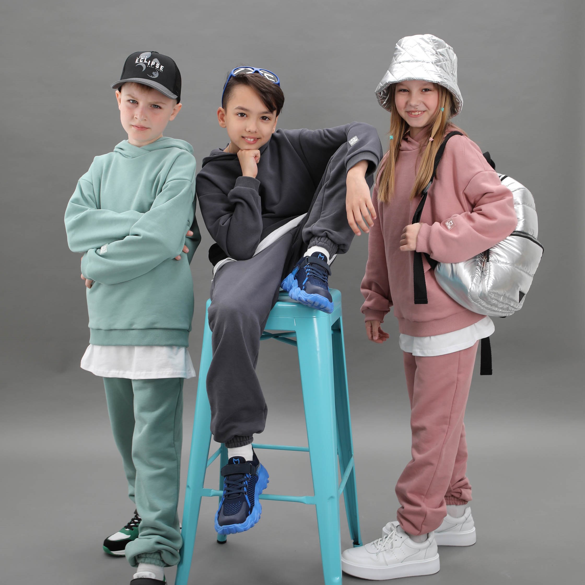 07064058-42 Костюм худи + брюки мятный, все фото 8