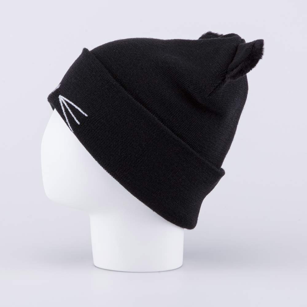 07811997-40 Шапка с ушками детская Кошечка черный, все фото 3