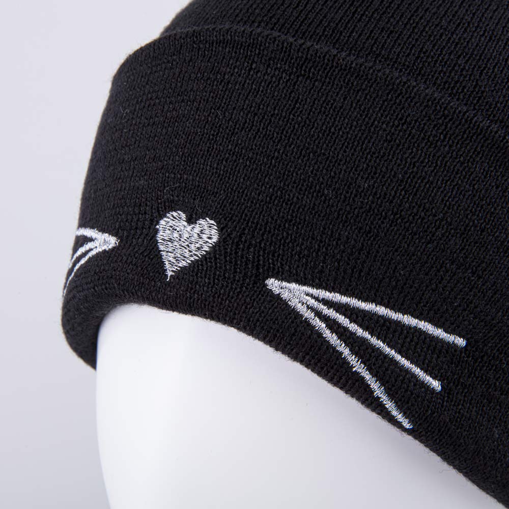 07811997-40 Шапка с ушками детская Кошечка черный, все фото 4