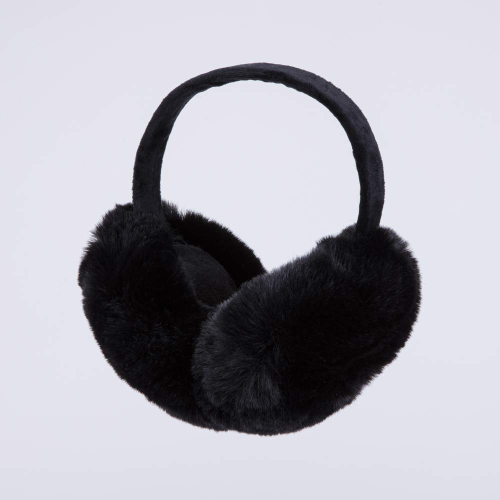 07818005-40 Меховые наушники для девочки Черный, все фото 1