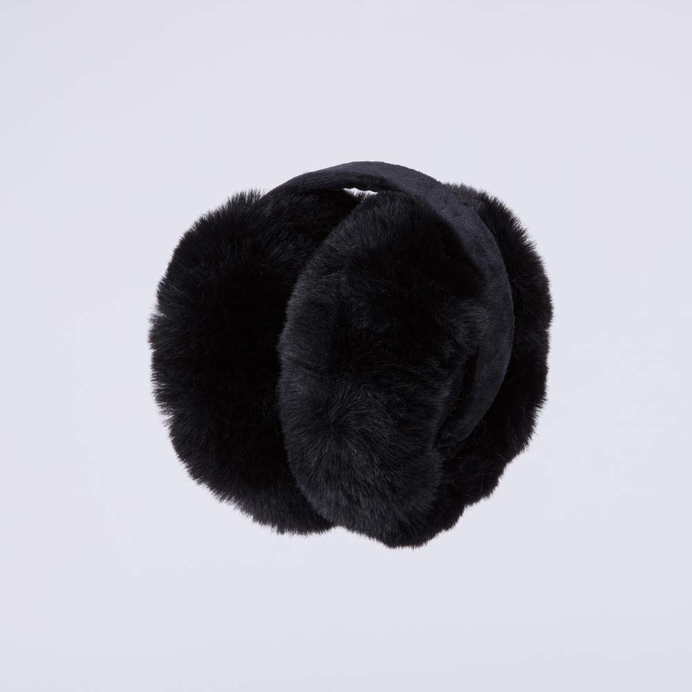 07818005-40 Меховые наушники для девочки Черный, все фото 2