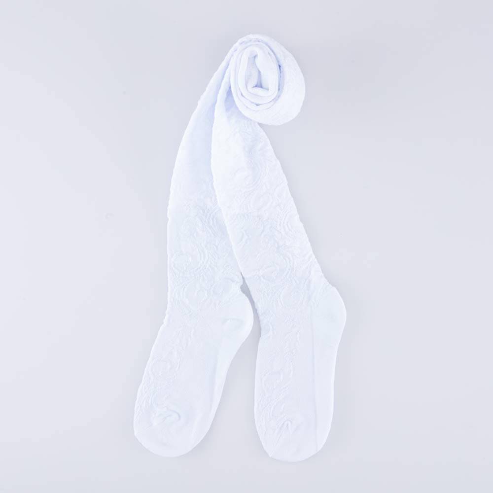 07032500-40 Колготки ажурные детские хлопок белые, все фото 1