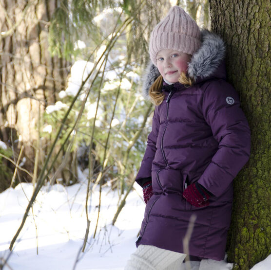 07858002-42 Зимнее пальто для девочки Бордовый, все фото 6