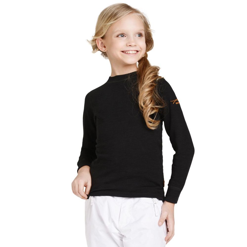 4U3HLRU-002 Термоджемпер детский NORVEG ACTIVE KIDS черный, все фото 3