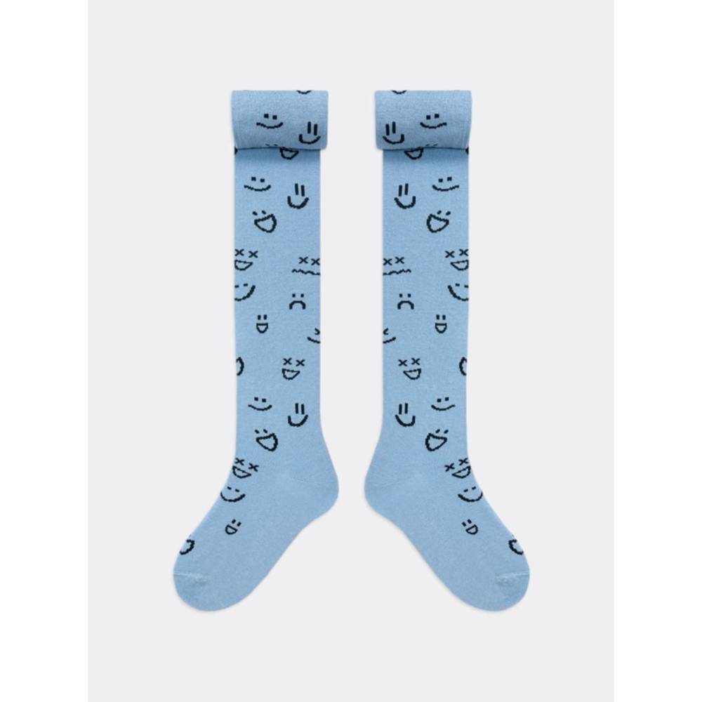 07732513-40 Колготки детские хлопок серо-голубые, все фото 1