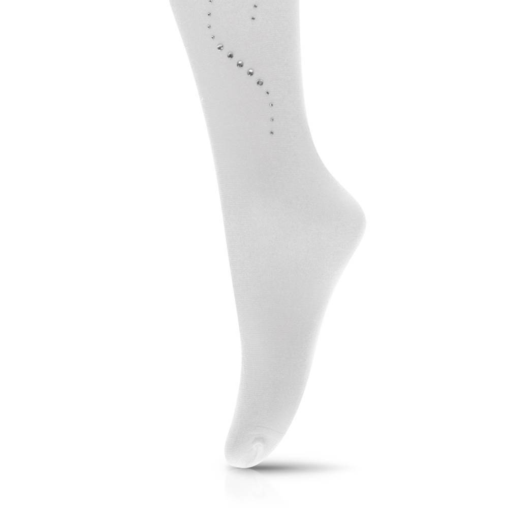 07832270-40 Детские колготки со стразами 60DEN BNM белый, все фото 3