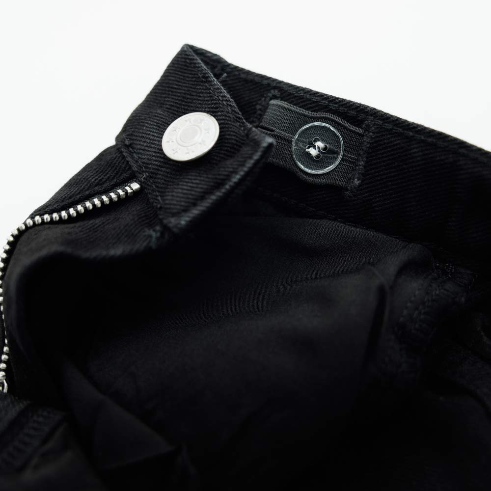 07873021-41 Джинсы-палаццо для девочки черный, все фото 4