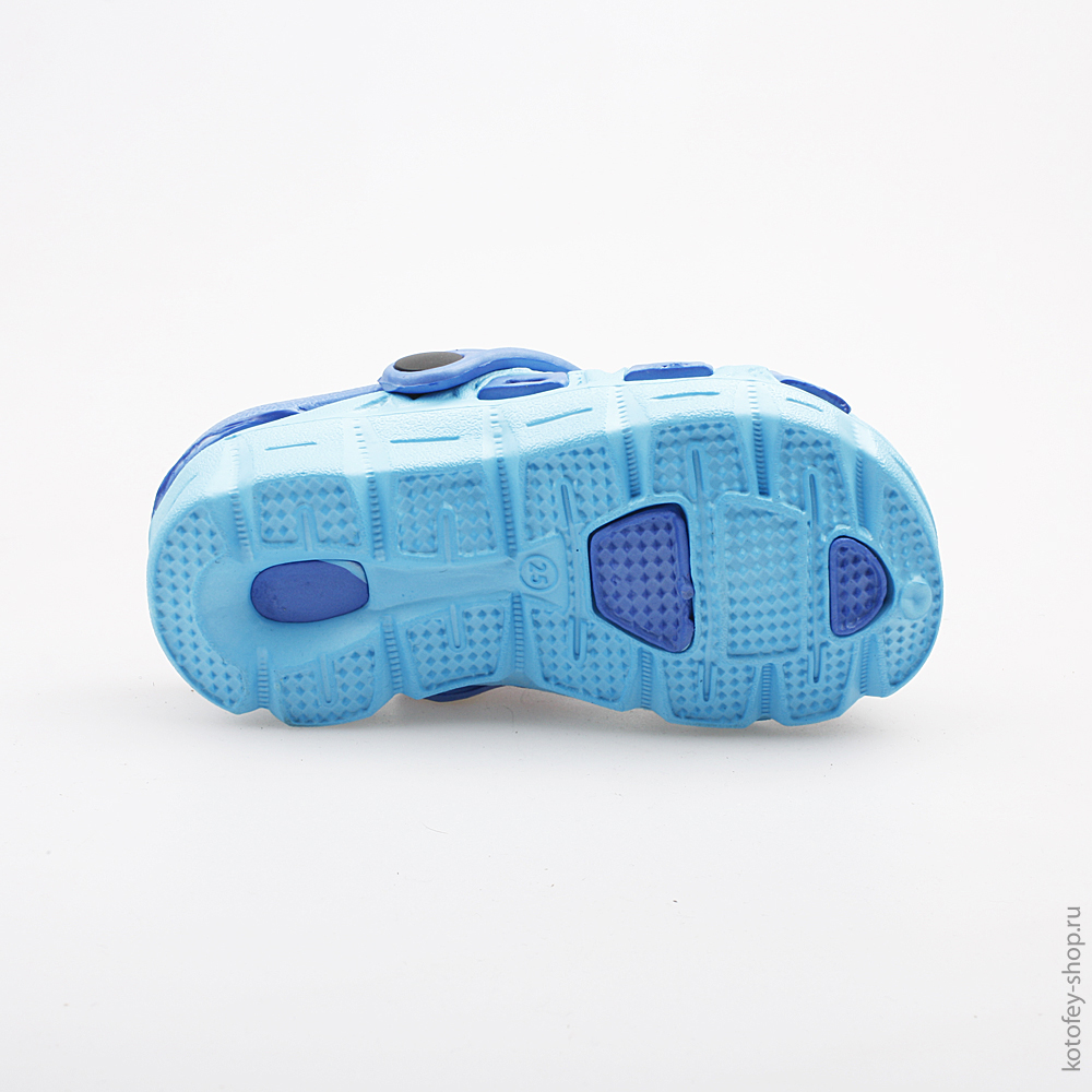 325026-01 Пляжная обувь сине-голубая, все фото 3
