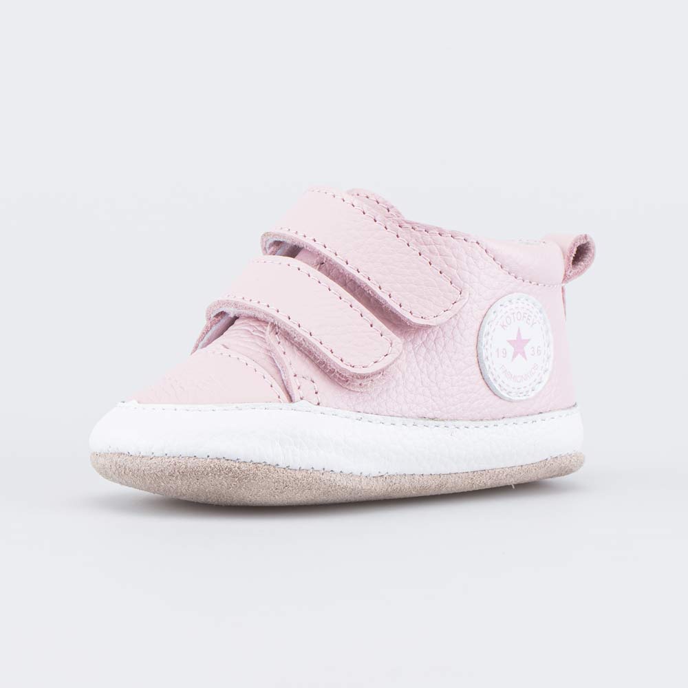 002139-22 Кожаные пинетки на липучке, все фото 1