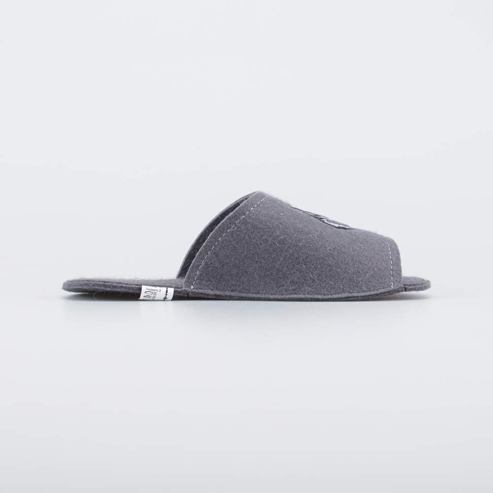 937006-09 Мужские войлочные тапочки Волк , все фото 2