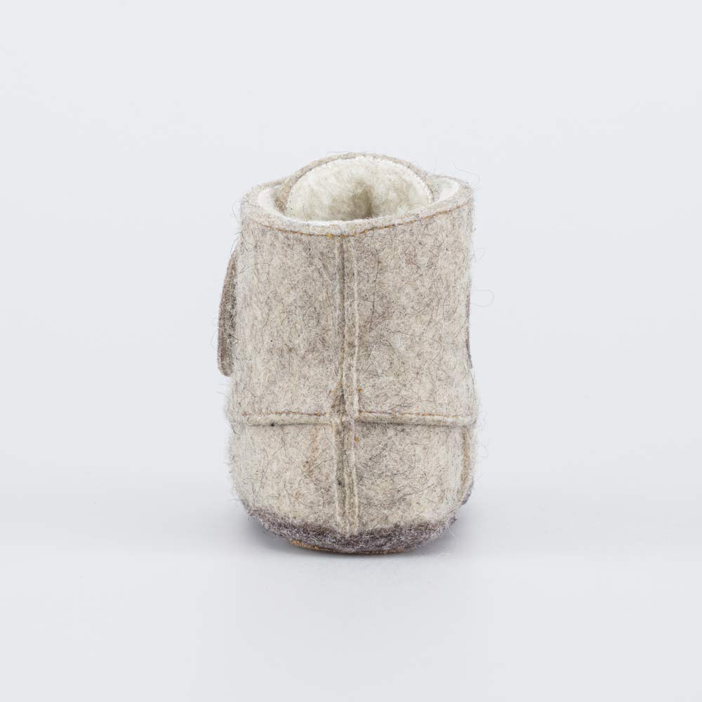 007013-49 Войлочные пинетки для мальчика Мишка, все фото 5