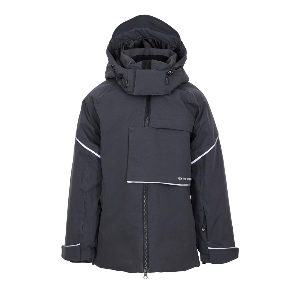 07757019-41 Куртка-парка с карманом на спине серая, все фото 1