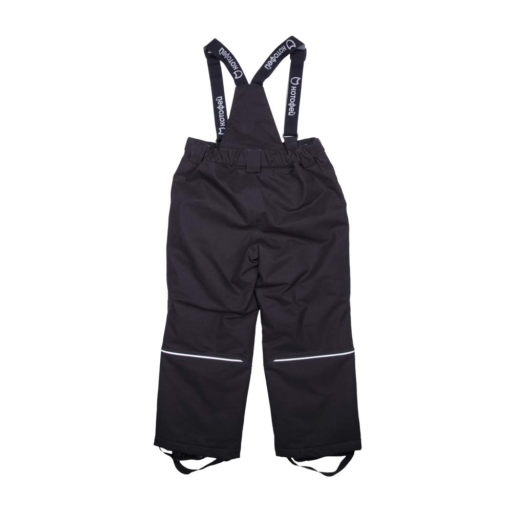 07757028-40 Брюки утепленные для мальчика черный, все фото 2