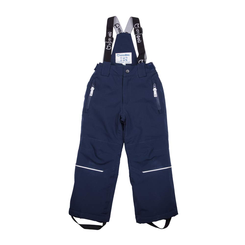 07757028-41 Брюки утепленные для мальчика темно-синий, все фото 1