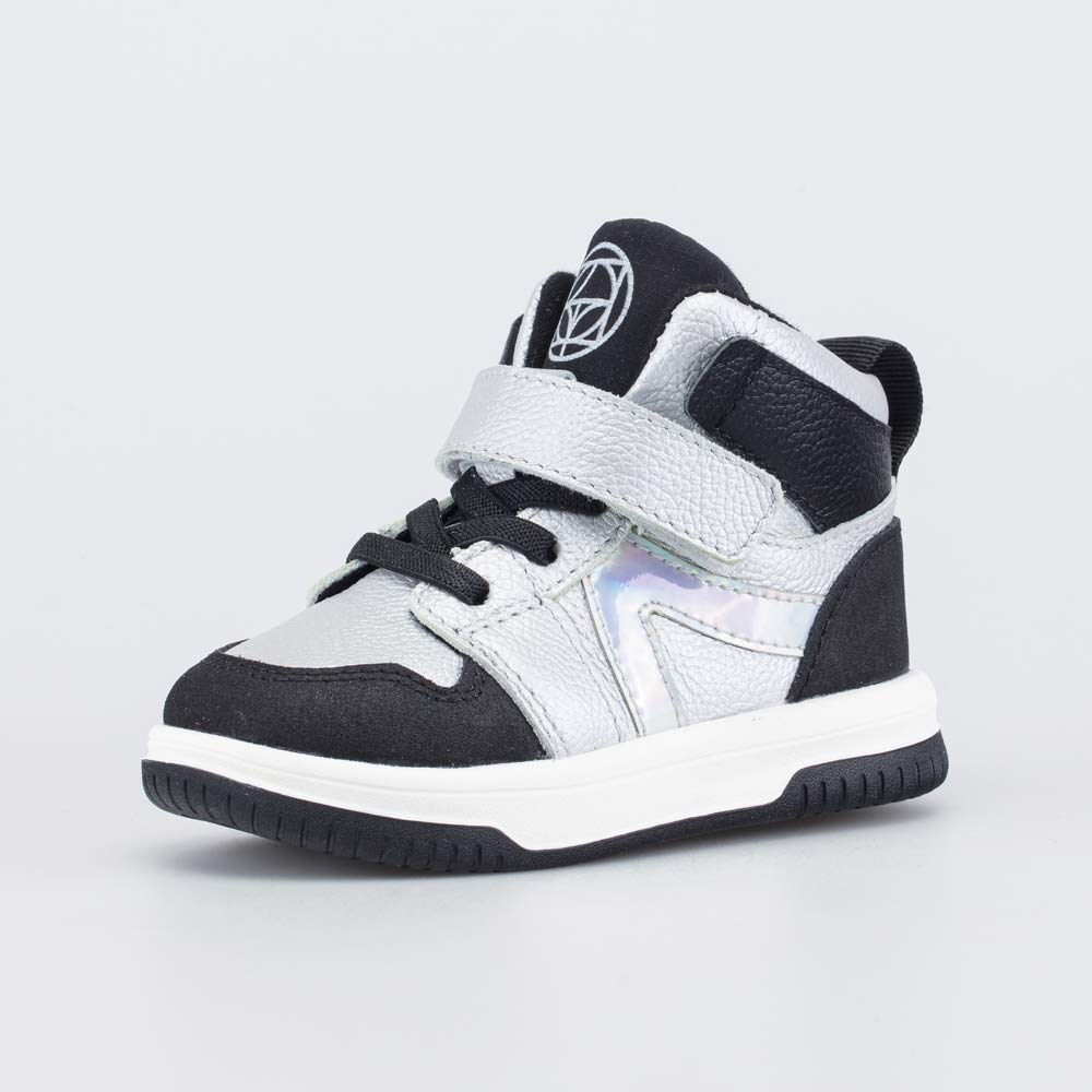 152397-14 Кожаные ботинки-кеды для девочки , все фото 1