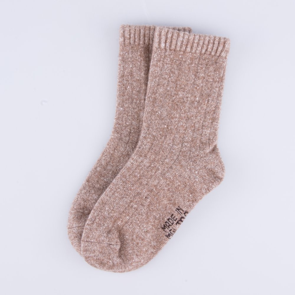 07042288-40 Детские термоноски с пухом коричневые, все фото 1