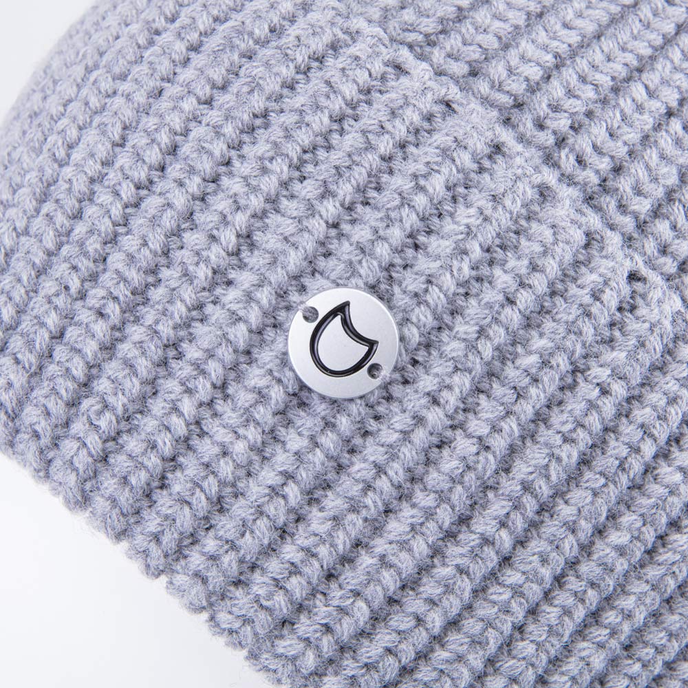 07711401-41 Серая однослойная шапка с отворотом, все фото 2