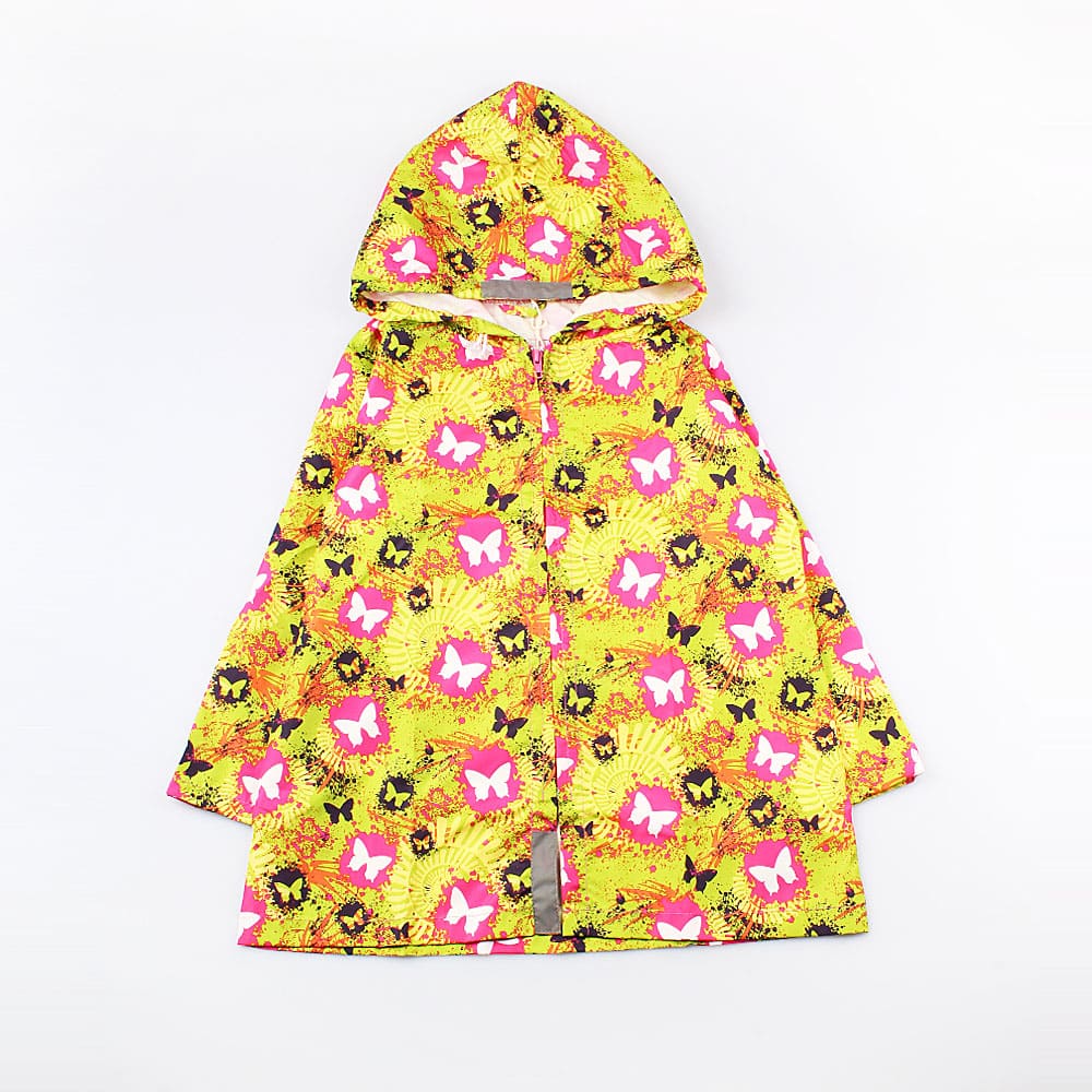 07851048-40 Плащ-дождевик на молнии для девочки Бабочки, все фото 1