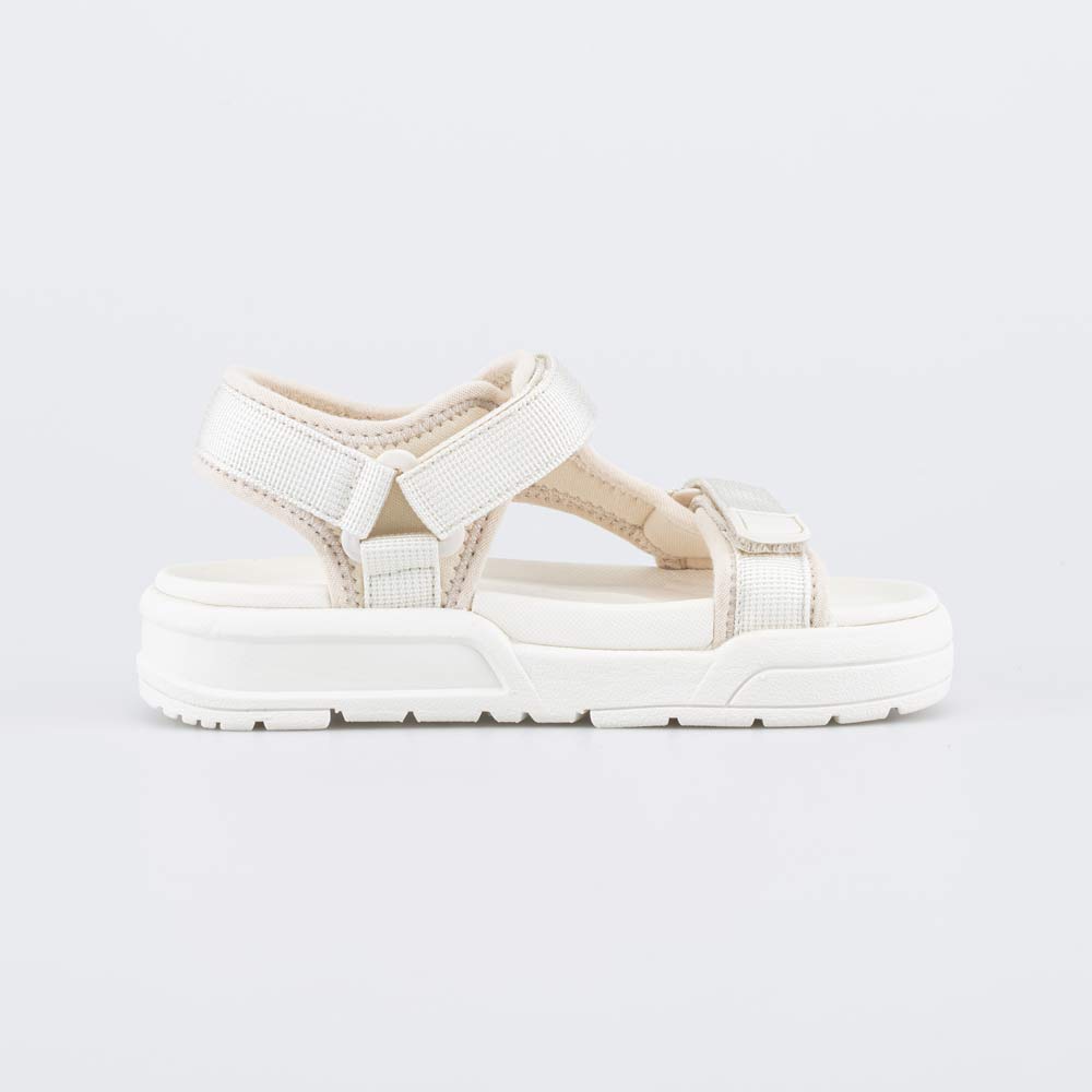 321004-11 Пляжные сандалии на липучках Бежевая карамель, все фото 2