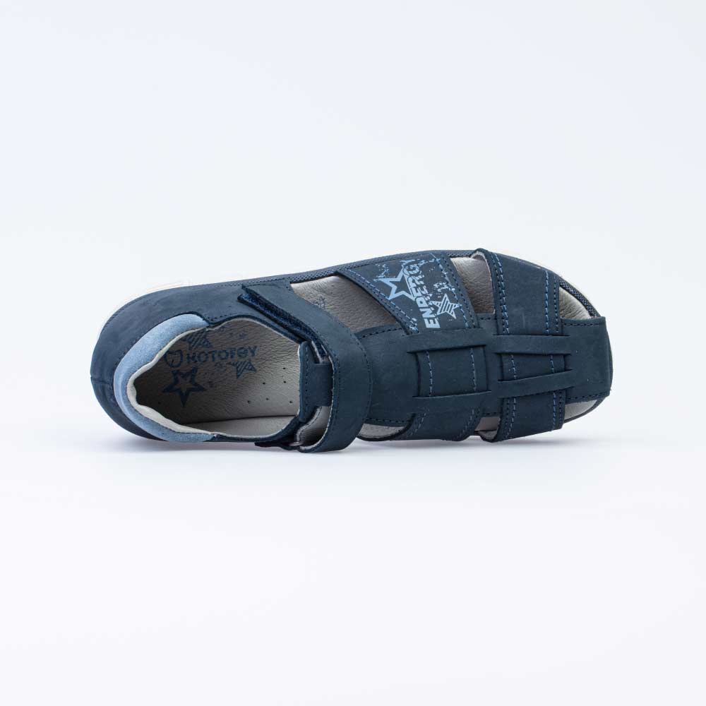 722029-22 Сандалии из натурального нубука для мальчика, все фото 4