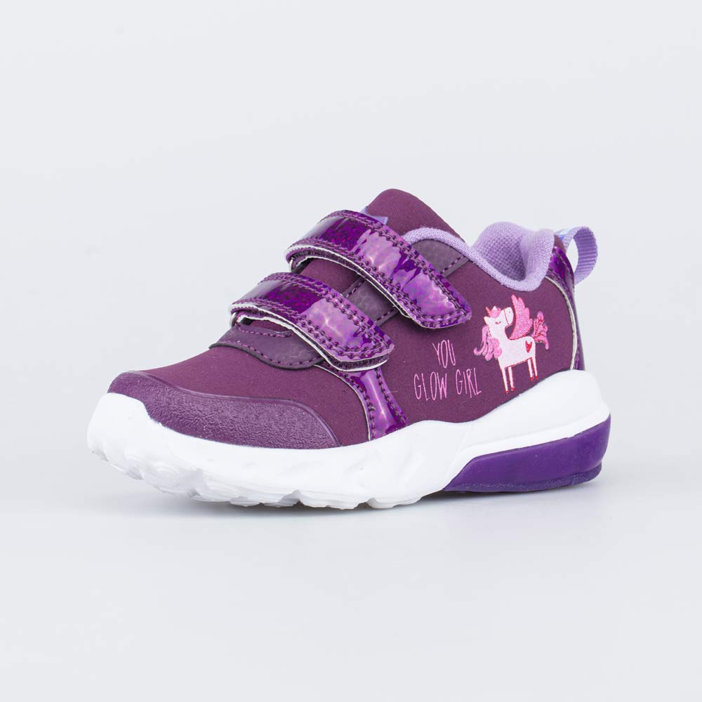 144231-72 Светящиеся кроссовки для девочки с LED и Softshell, все фото 1