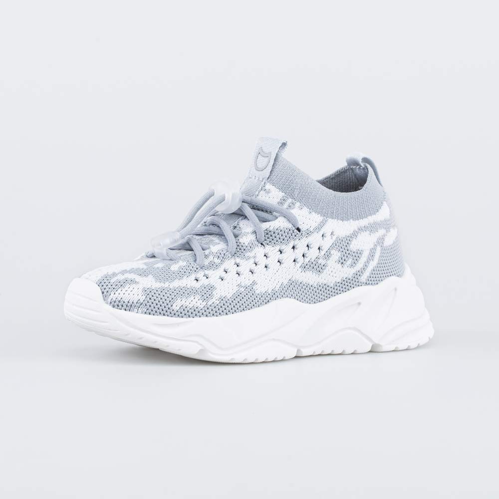 441026-12 Кроссовки из вязанного текстиля серый, все фото 1